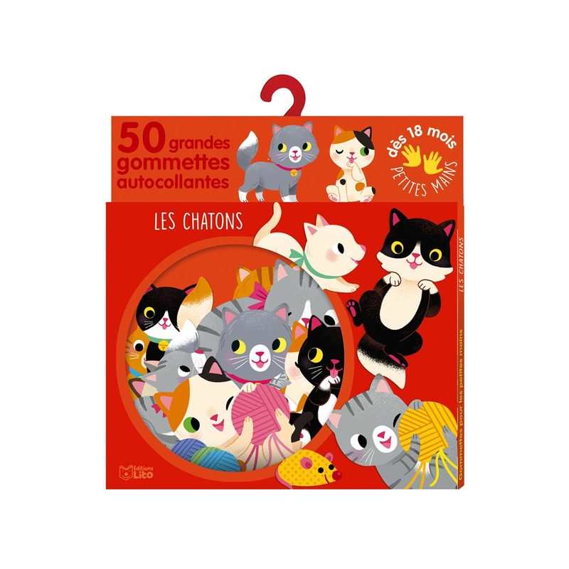 Gommettes pour les petites mains, Les chatons - Lito