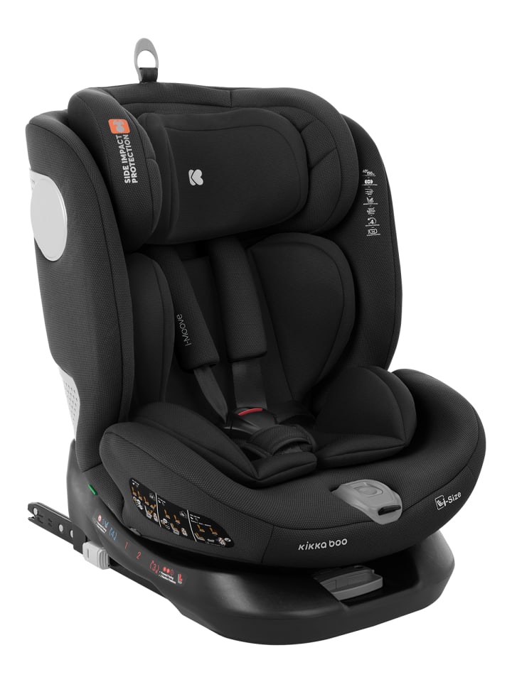 Kikkaboo Kindersitz i-Moove i-Size in schwarz günstig kaufen onesize