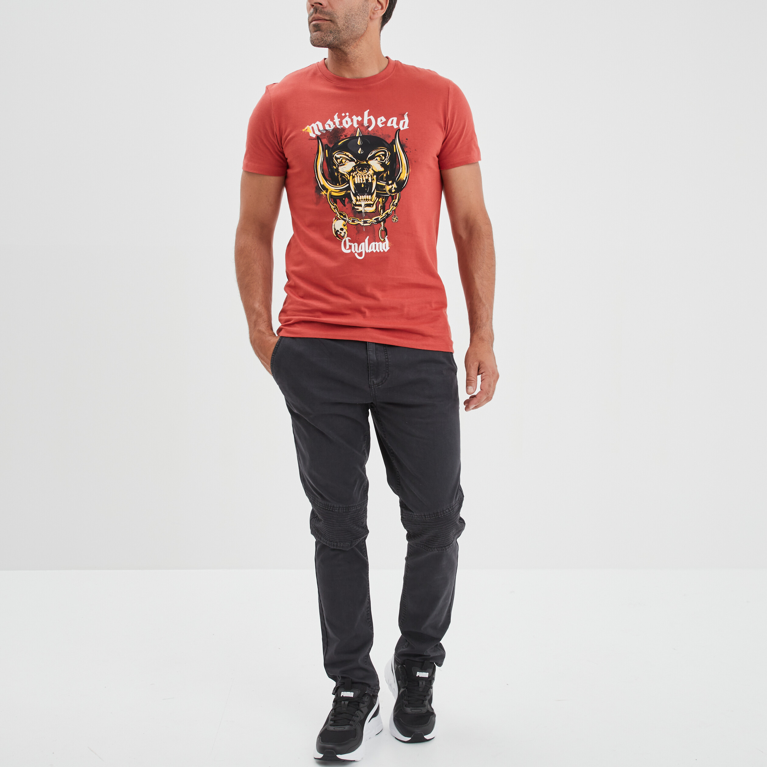 Pantalon slim avec cordon Liberto gris foncé homme | La Halle