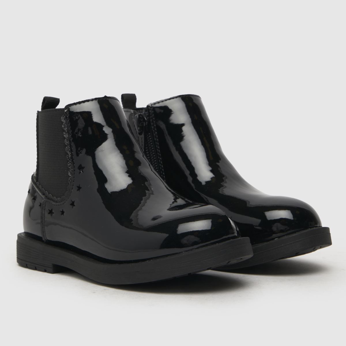 Schuh fekete klasszikus lányka kisgyermek csizma