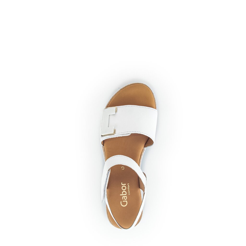 Gabor comfort Keilsandalette weiß
