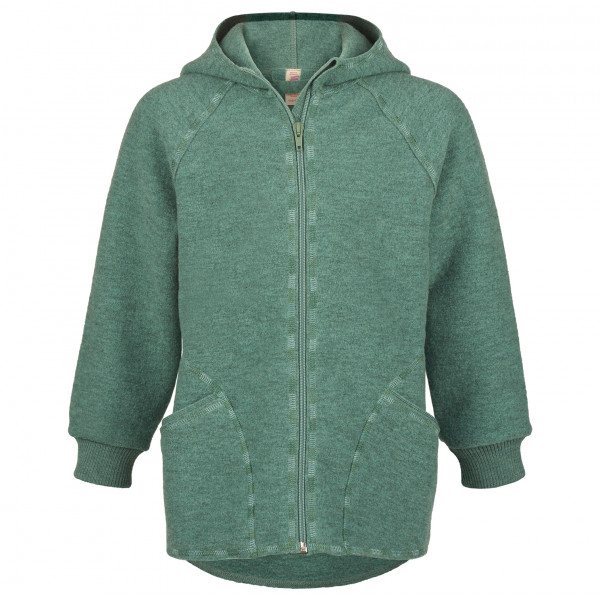 Engel - Baby-Jacke mit Kapuze und Reißverschluß - Wolljacke