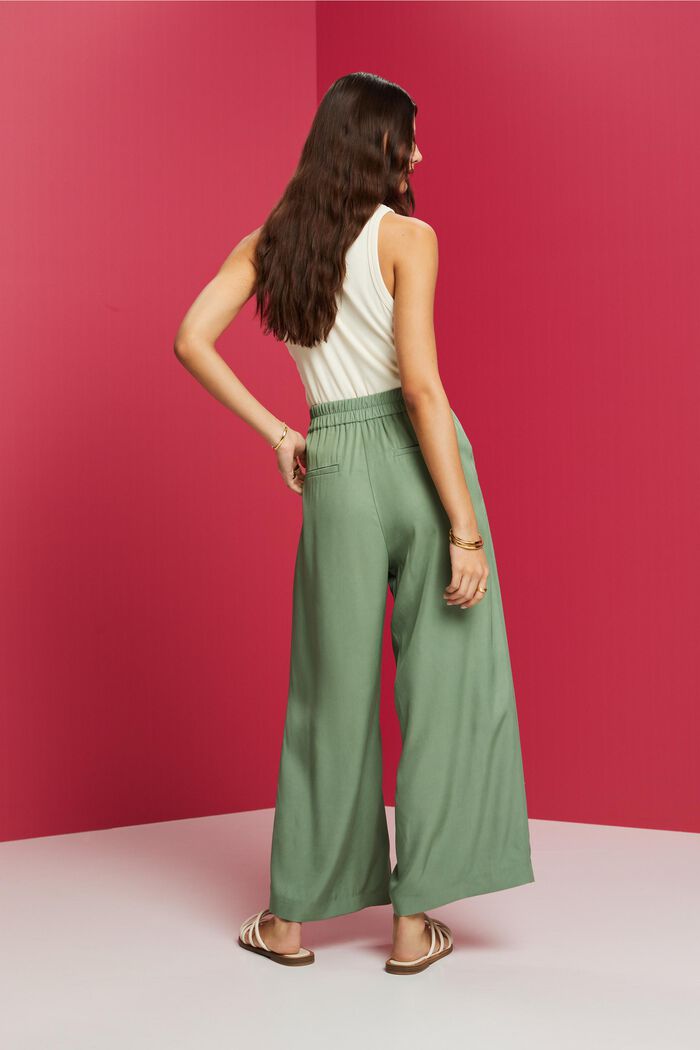 Pull-on-Culotte aus Twill