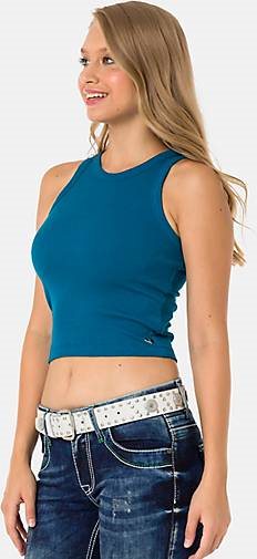 Cipo & Baxx Tanktop in geripptem Design