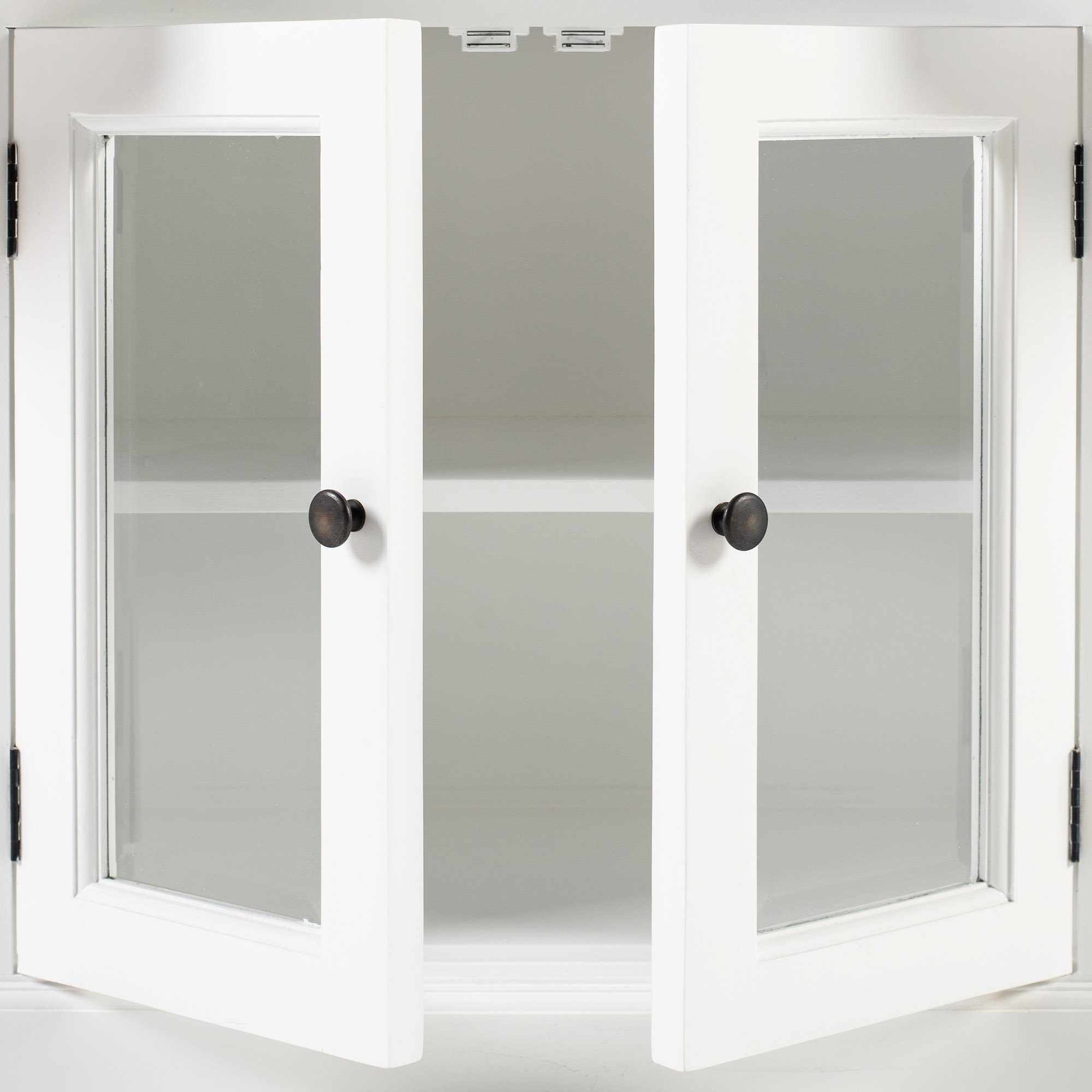 Novasolo Buffet Halifax Contrast Buffetschrank mit 4 Türen, 3 Schubladen und Glaseinsatz