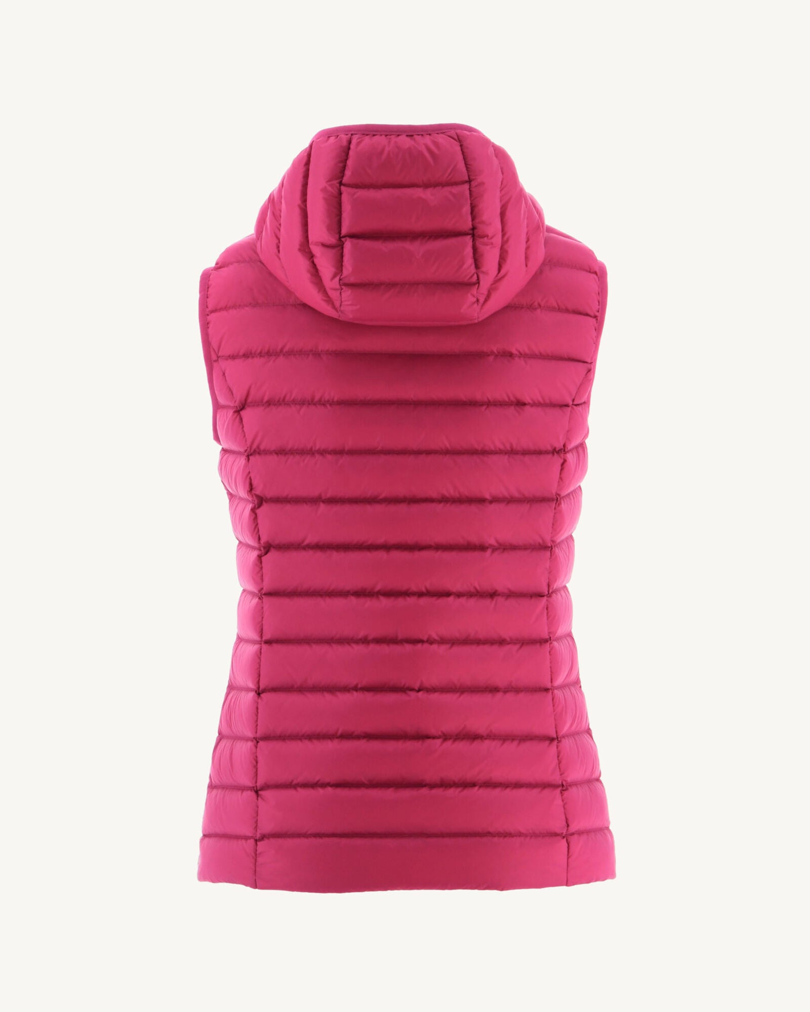 Doudoune légère à capuche sans manches Rose cerise Mali