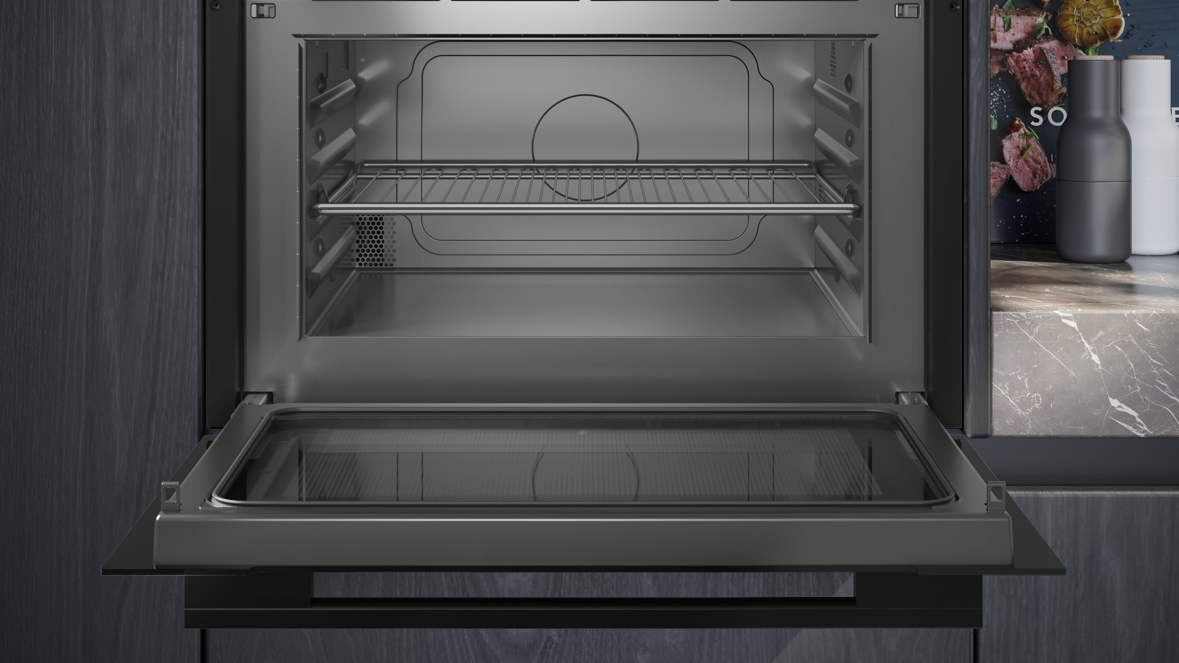 SIEMENS Einbau-Mikrowelle CE732GXB1, Grill, Mikrowelle, 36 l
