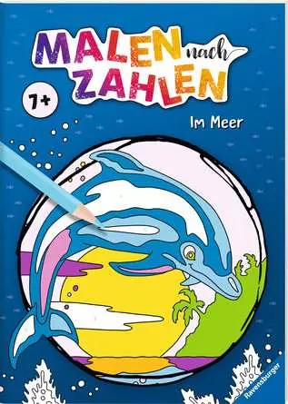 Malen nach Zahlen ab 7: Im Meer