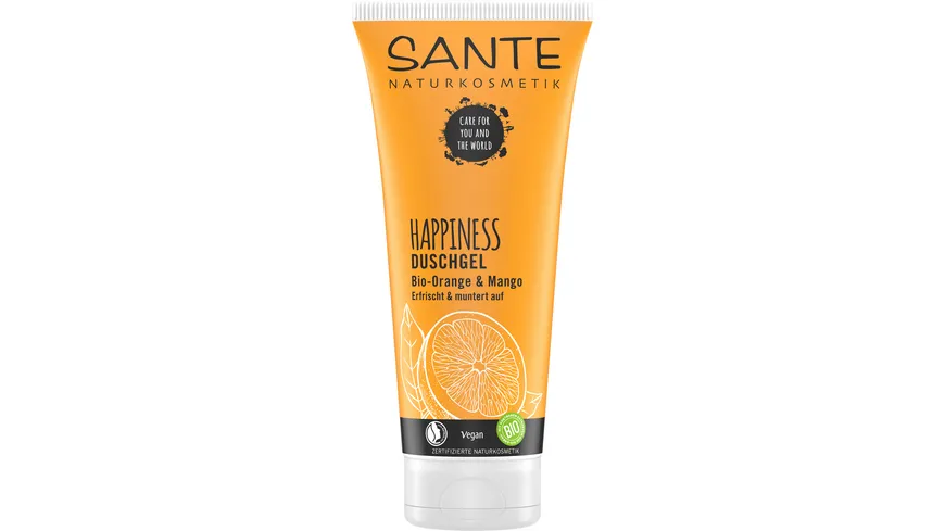 SANTE HAPPINESS Duschgel Bio-Orange & Mango 200 ml