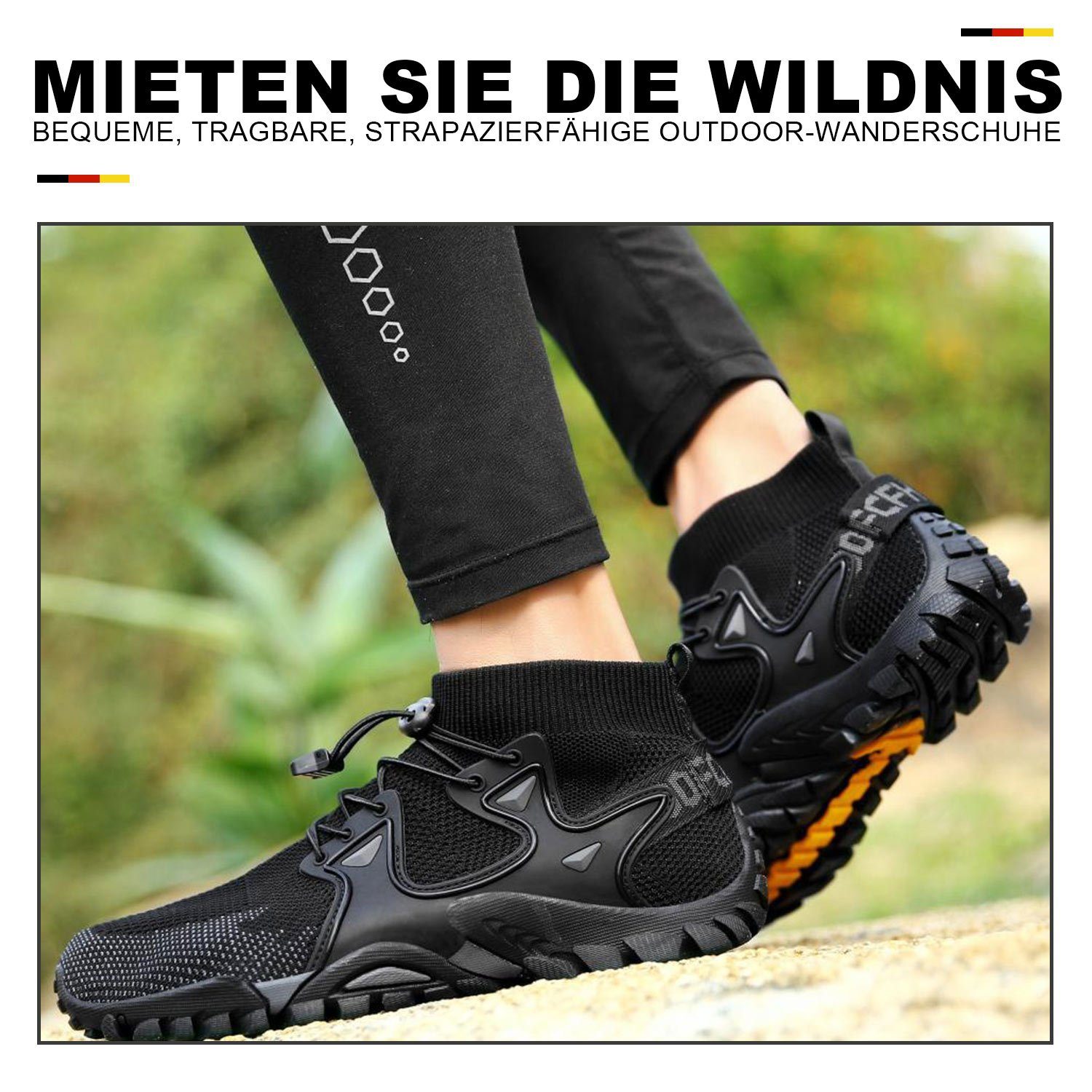 MAGICSHE Wasserschuhe Minimalschuhe mit extrem biegsamer Laufsohle Barfußschuh Geeignet für die Maschinenwäsche von Fitnessschuhen