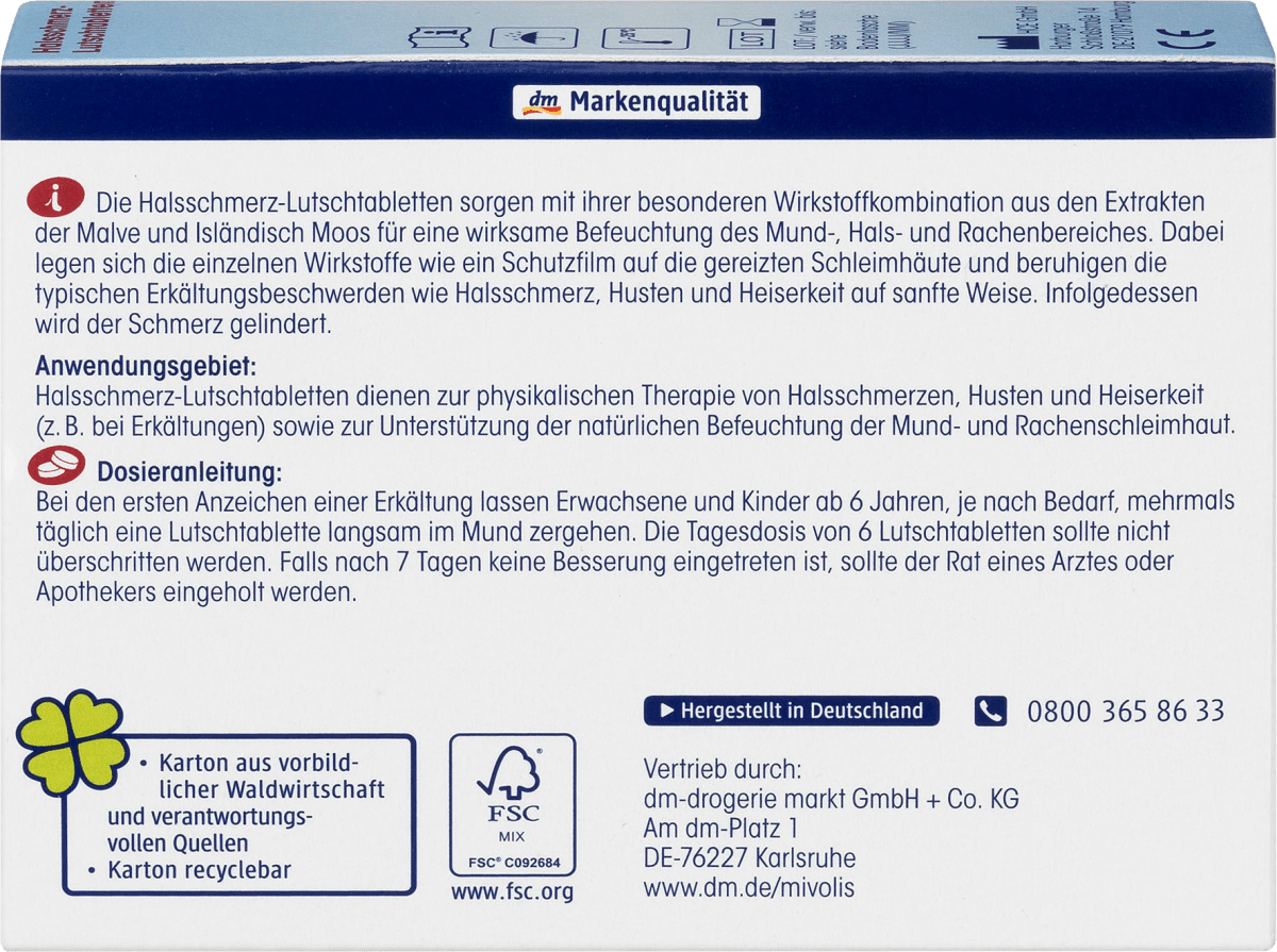 Halsschmerz-Lutschtabletten, 24 St