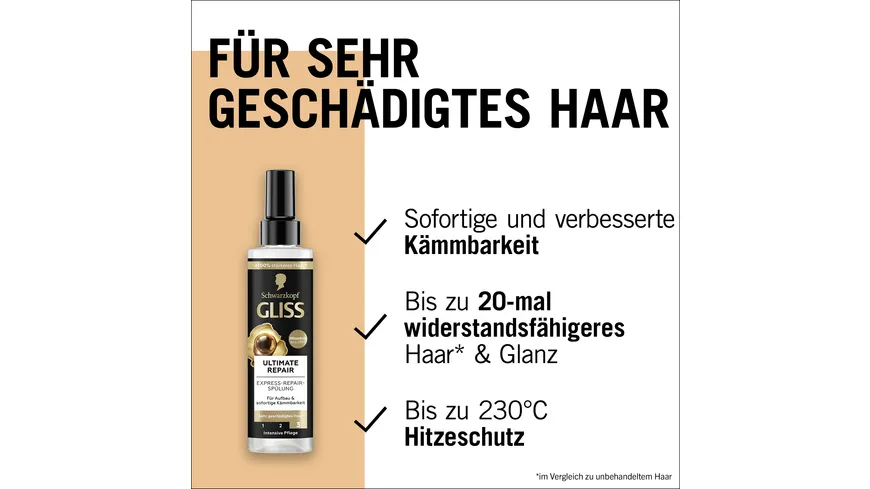 GLISS Express-Repair-Spülung Ultimate Repair 200 ml 200 ml