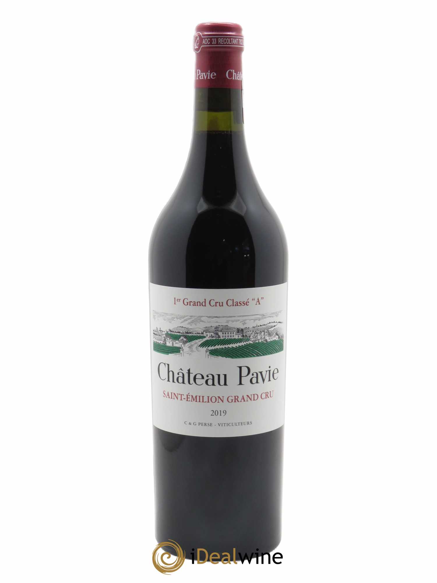 Château Pavie 1er Grand Cru Classé A  2019 - Lot de 1 Bouteille