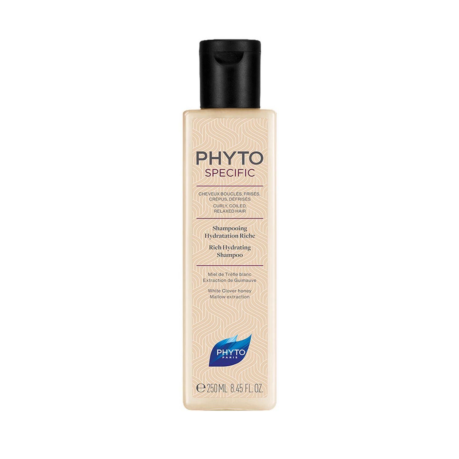 Phyto Phytospécific Shampooing Hydratant Riche - Cheveux Bouclés, Texturés ou Défrisés 250 ml
