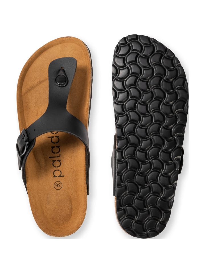 palado Pantoletten & Badeschuhe in Schwarz günstig kaufen