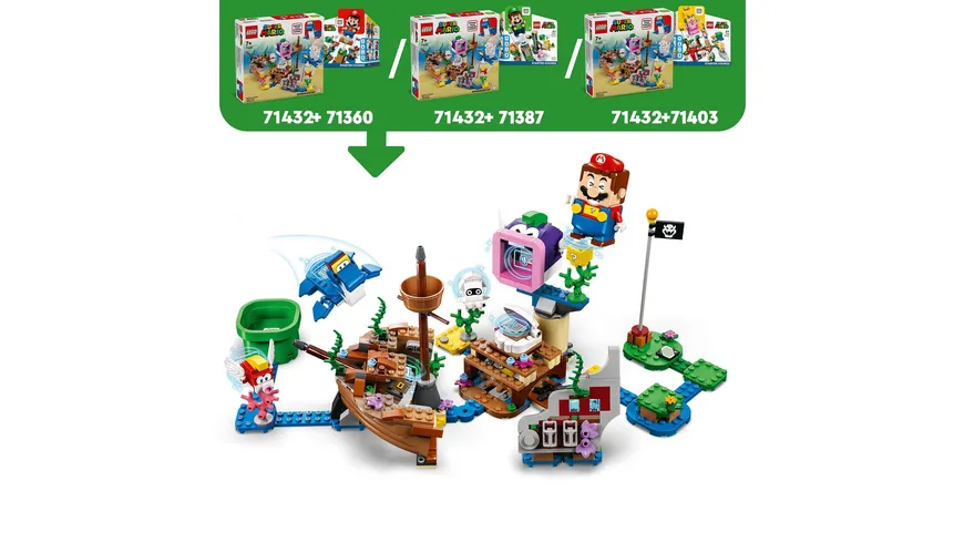 LEGO Super Mario 71432 Dorrie und das versunkene Schiff – Erweiterungsset