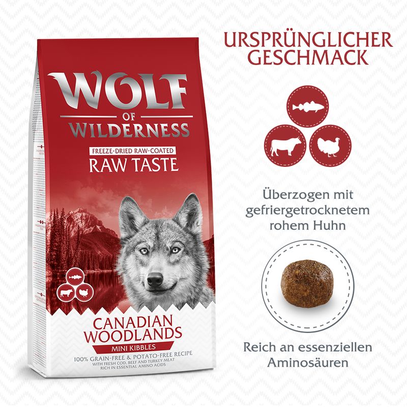 Wolf of Wilderness 'RAW TASTE' MINI Kroketten