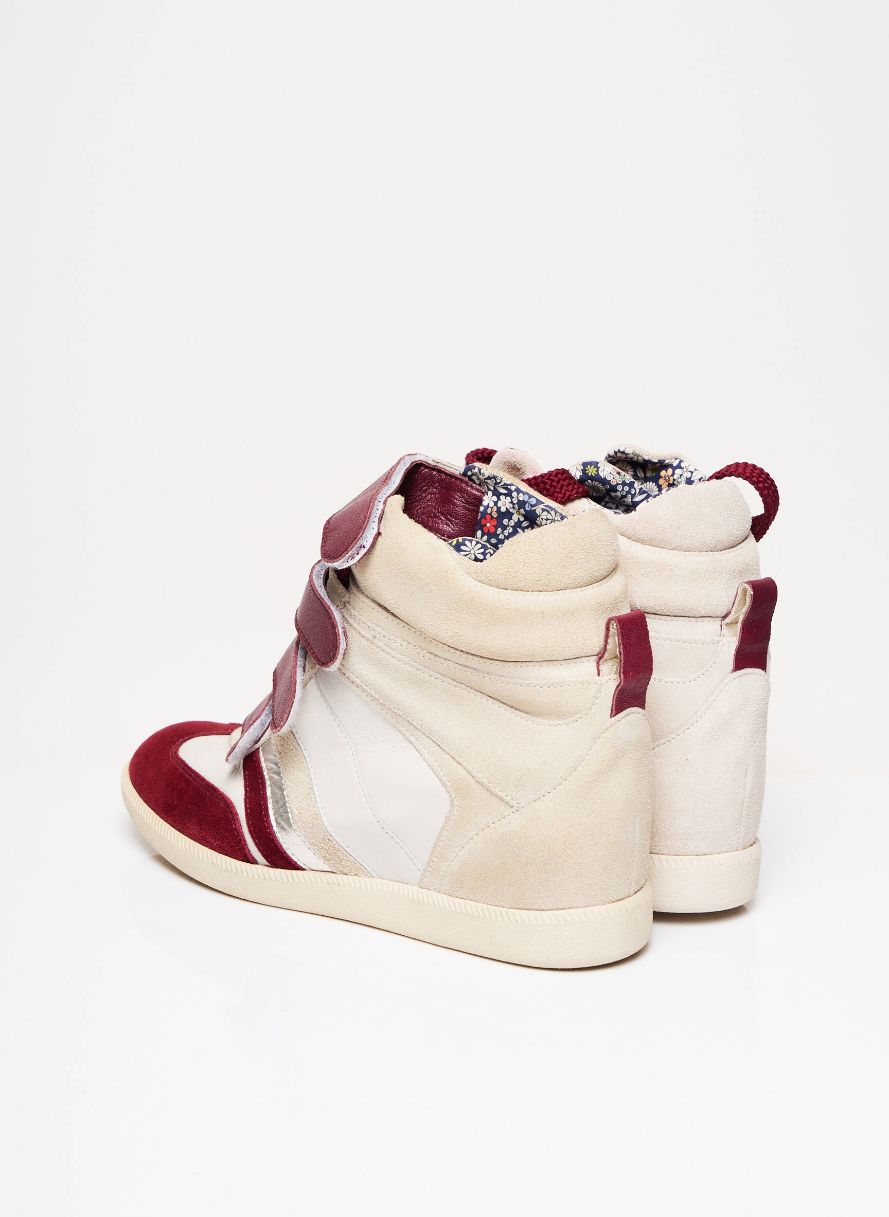 Serafini Baskets Femme couleur rouge