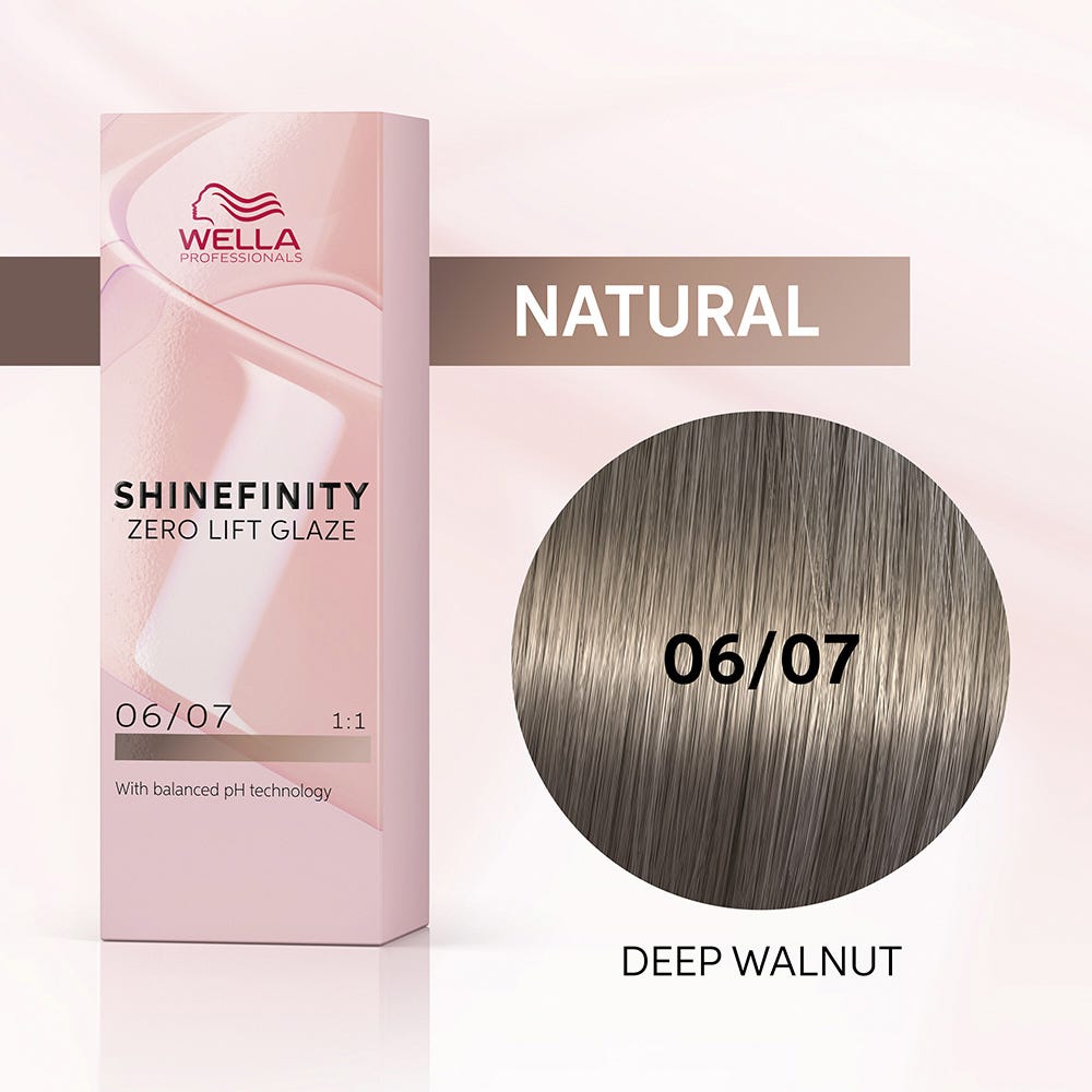 Wella Shinefinity Glaze Deep Walnut 06/07 Haarfarbe 60 ml