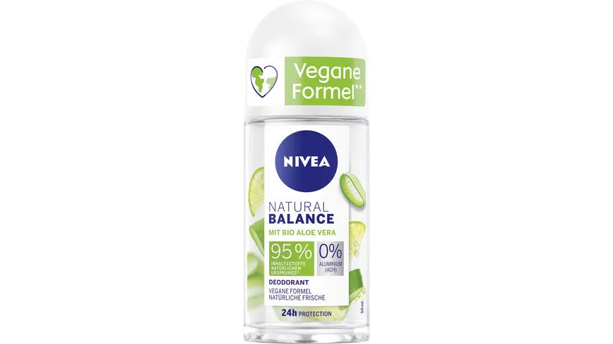 NIVEA Deo Roll-on Natural Balance mit bio Aloe Vera 50 ml