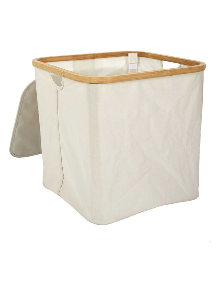 THE HOME DECO FACTORY Aufbewahrungskorb in Creme/ Natur - (B)38 x (H)38 x (T)38 cm günstig kaufen onesize