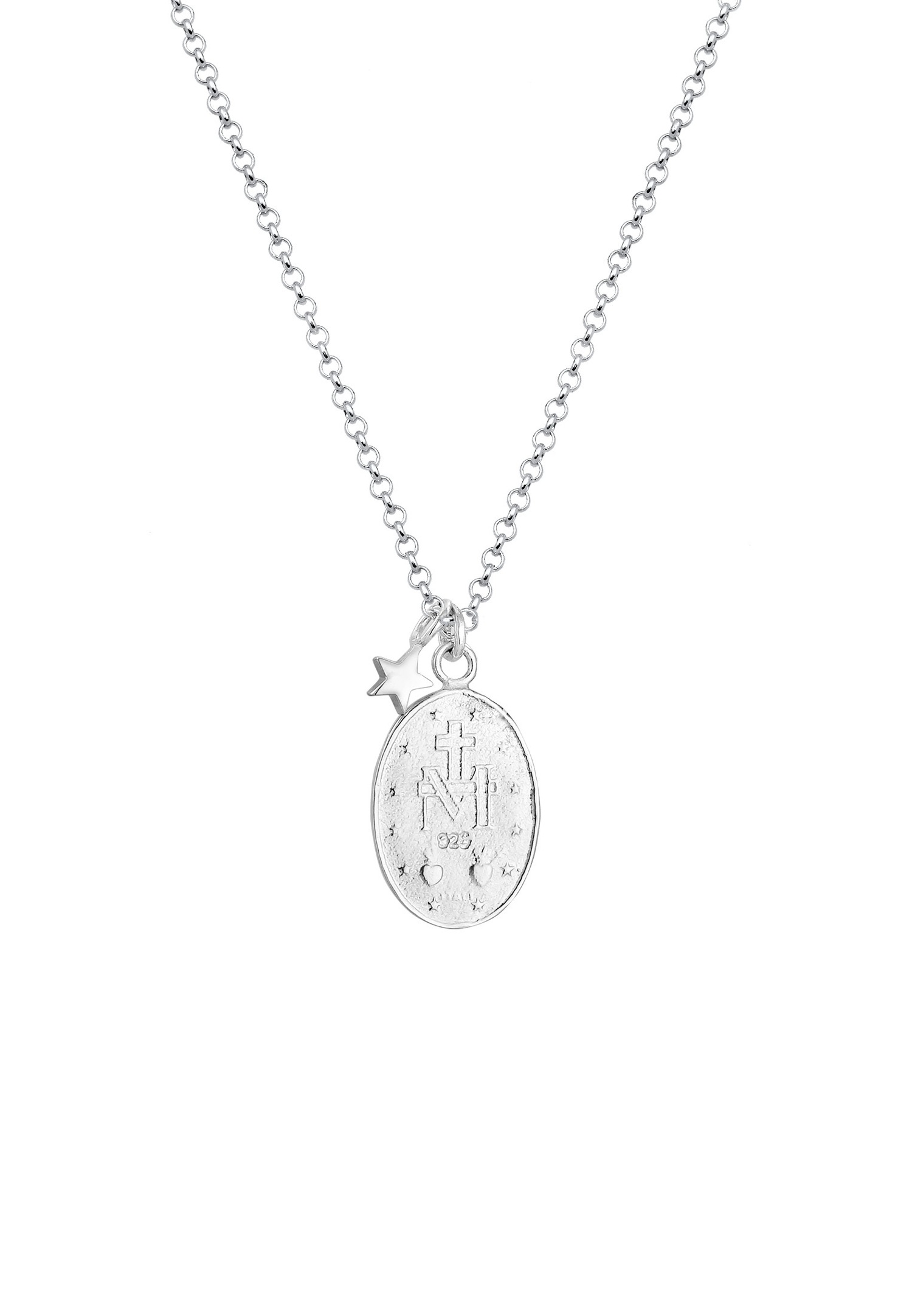 Elli Women's Pendant, Marianne Image, Plain, 925 Sterling Silver