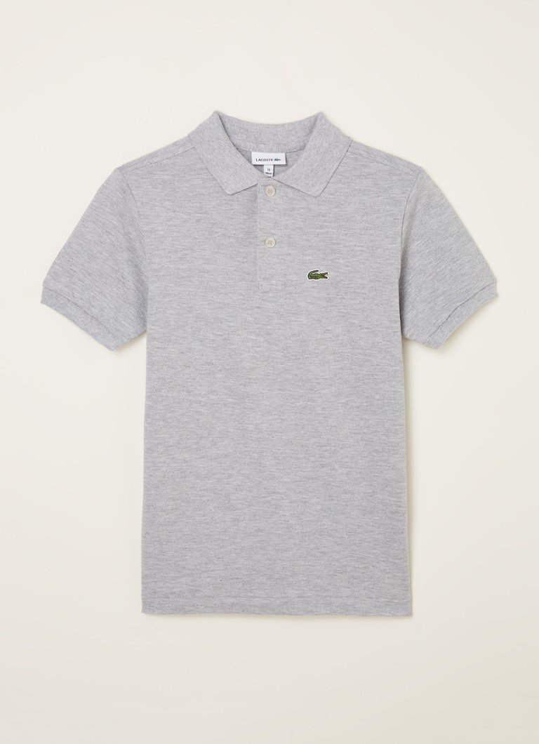 Lacoste polo krekls no pikē kokvilnas ar izšuvumu no logotipa