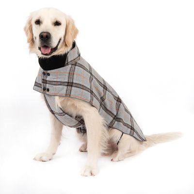 Hundemantel Flannel Check