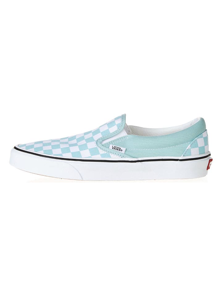 Vans Slipper in Hellblau/ Weiß günstig kaufen