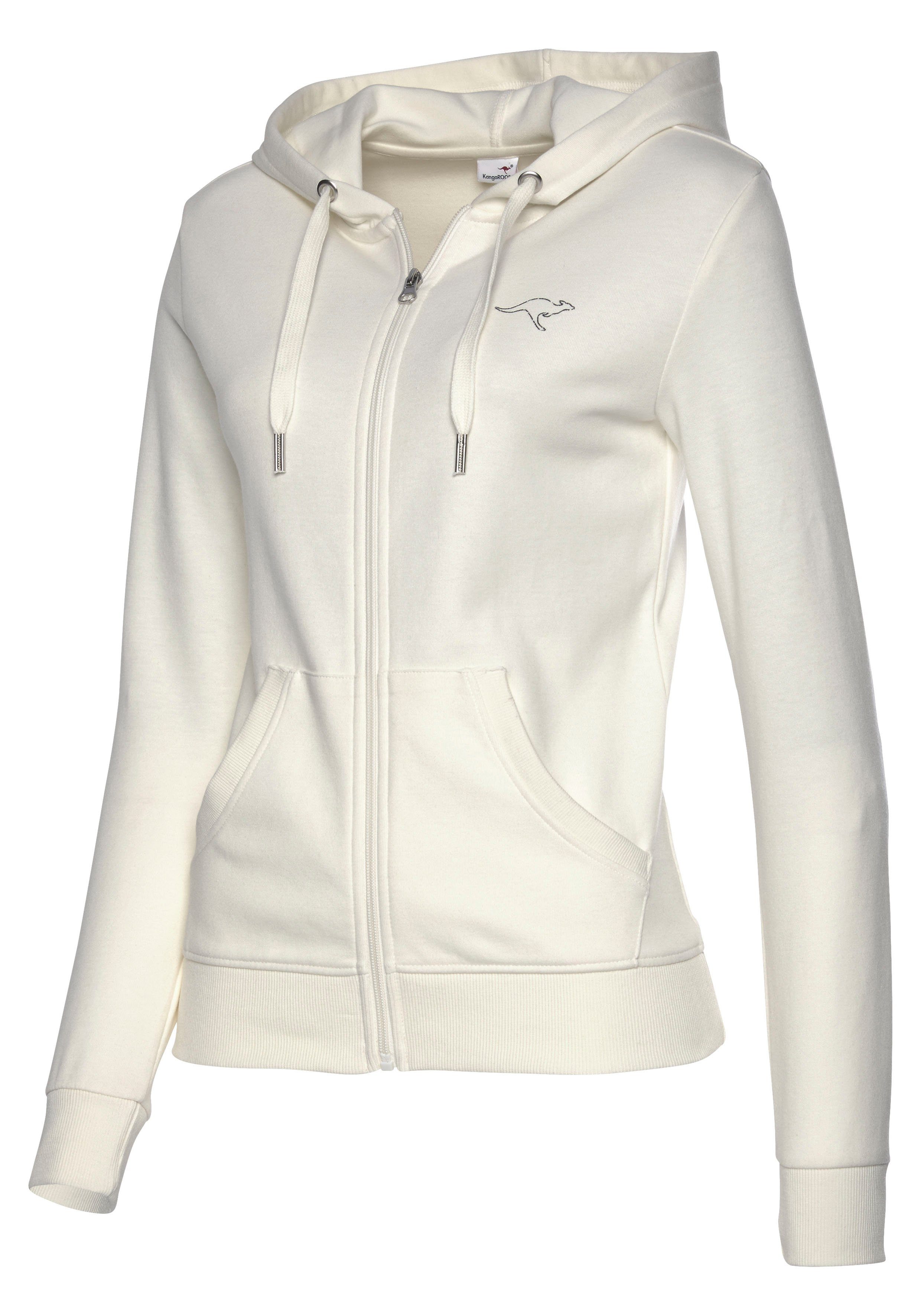 KangaROOS Sweatjacke mit großem Logodruck auf dem Rücken, Loungeanzug