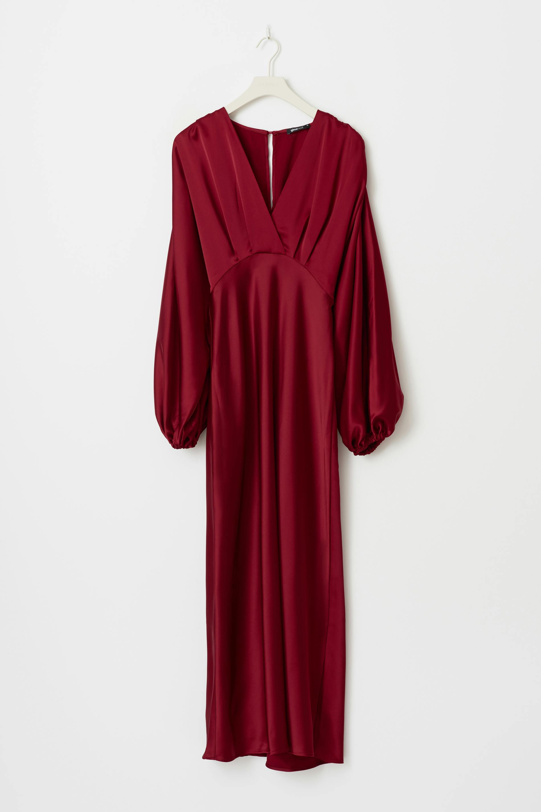 Satin midaxi dress