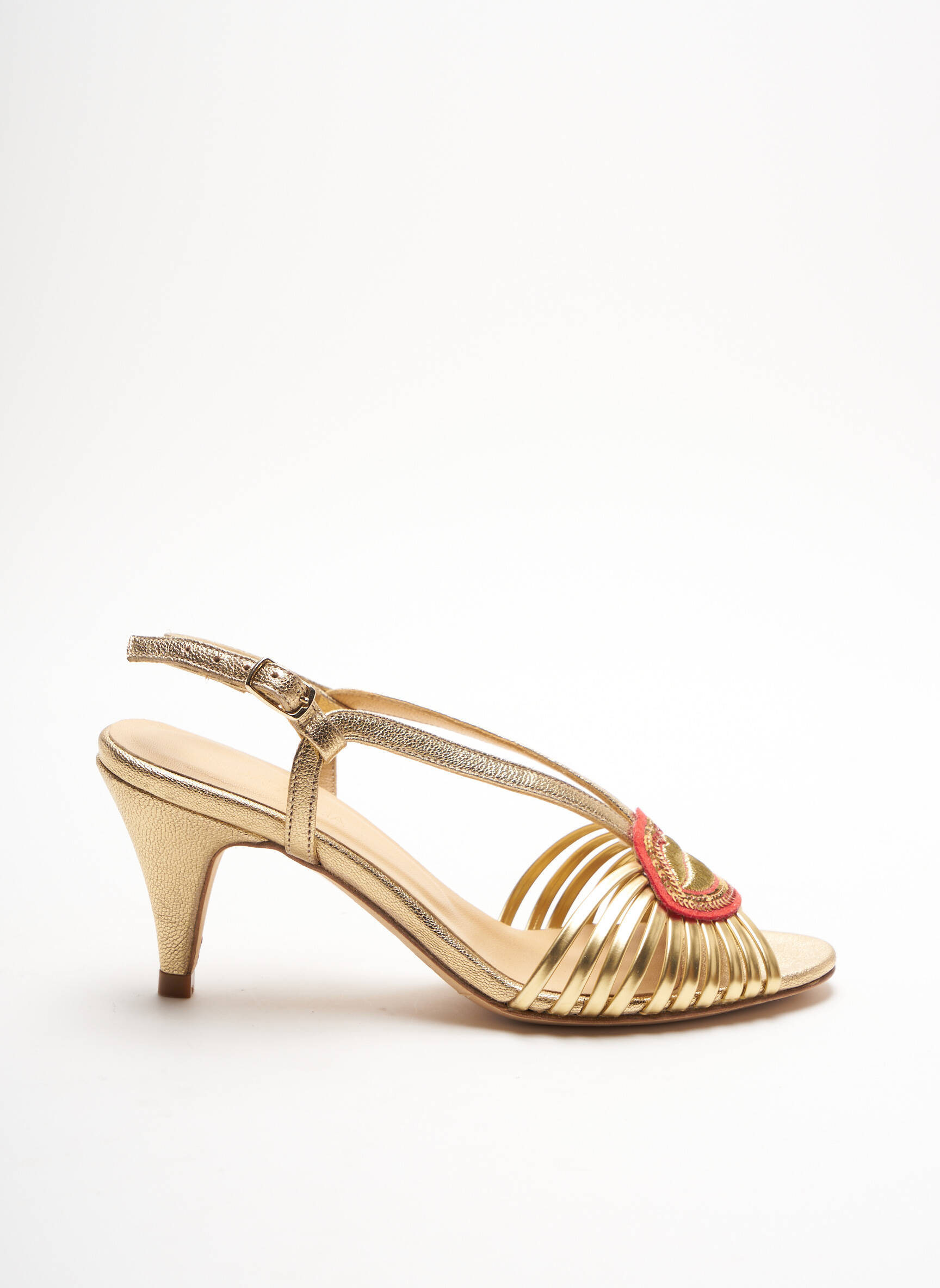 Kmassalia Sandales Nu Pieds Femme couleur beige