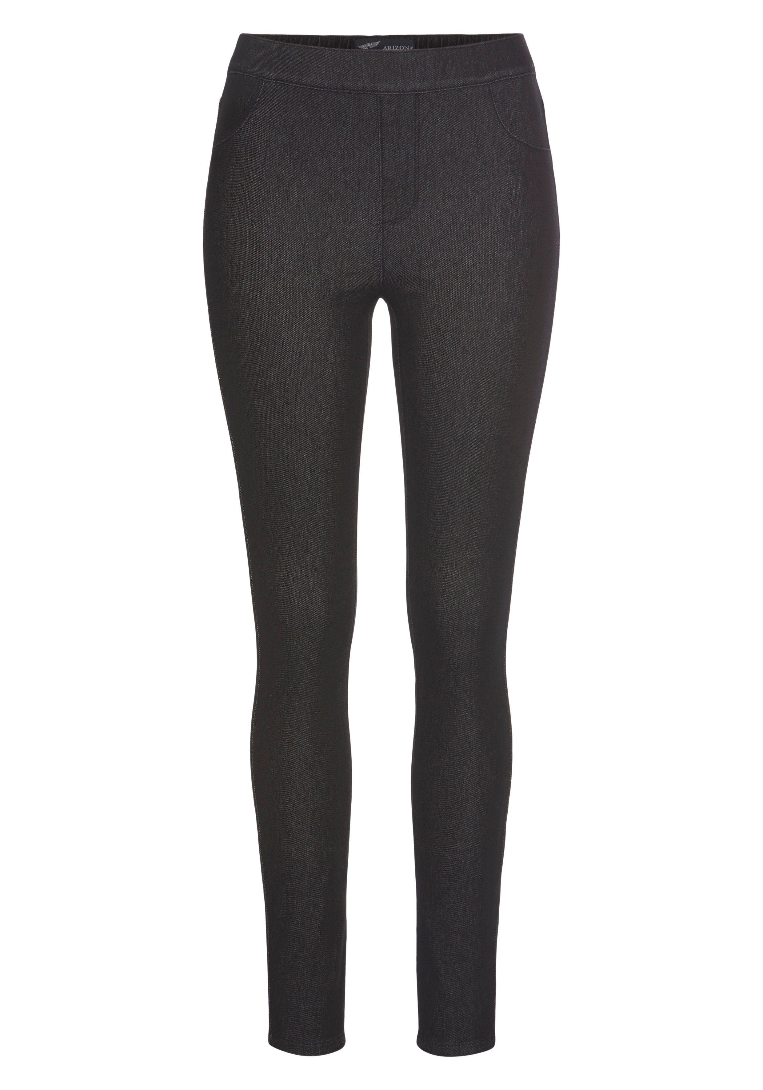 Arizona Jogg Pants High Waist in Denim-Optik