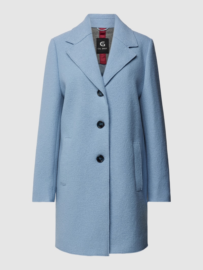 Jacke mit Knopfleiste in bleu