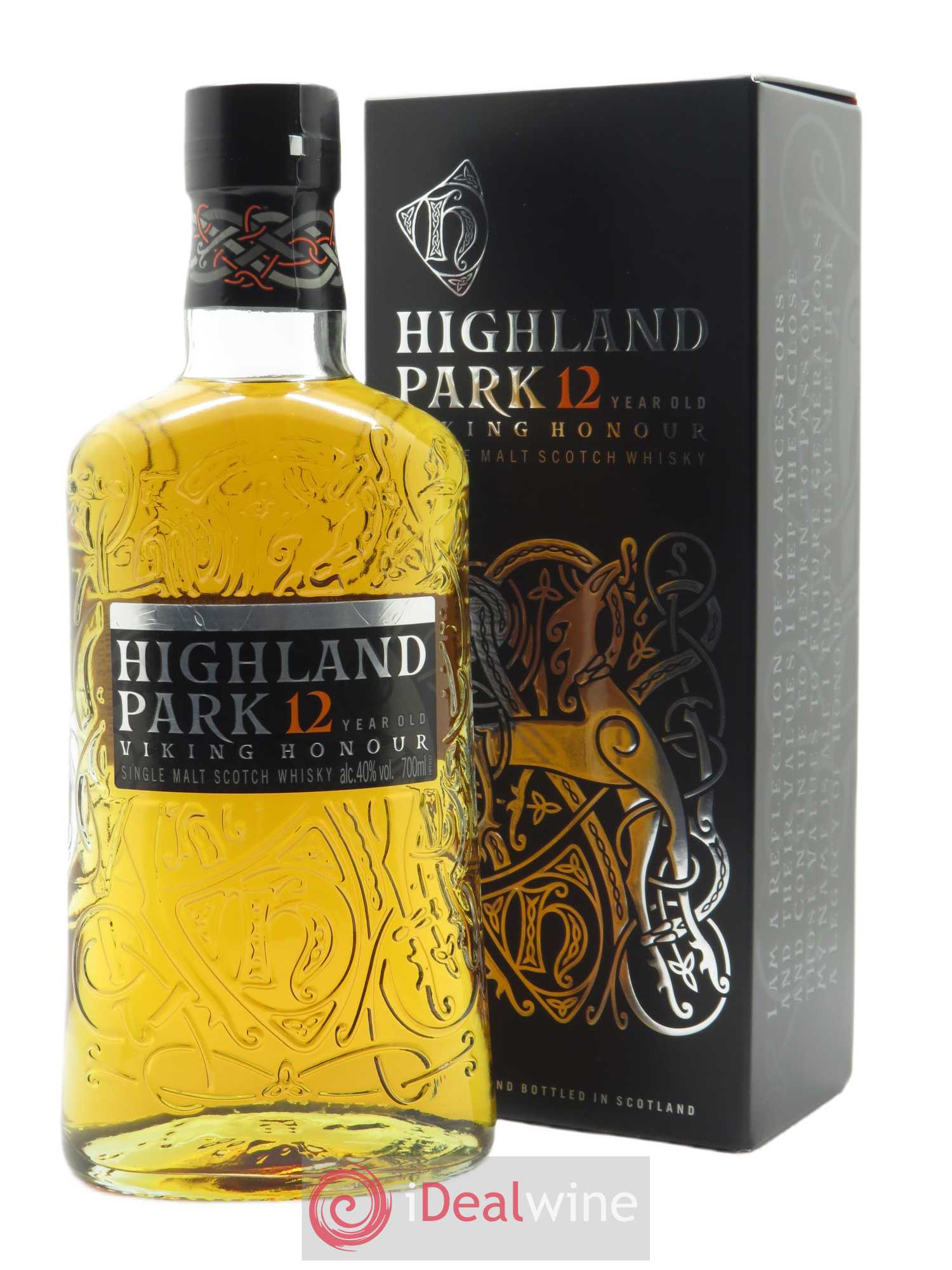 Highland Park 12 years Of. Single Malt Whisky (70 cl)  - Lot de 1 Bouteille