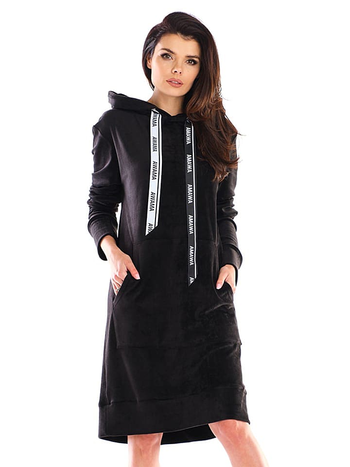 Awama Kleid in Schwarz günstig kaufen M