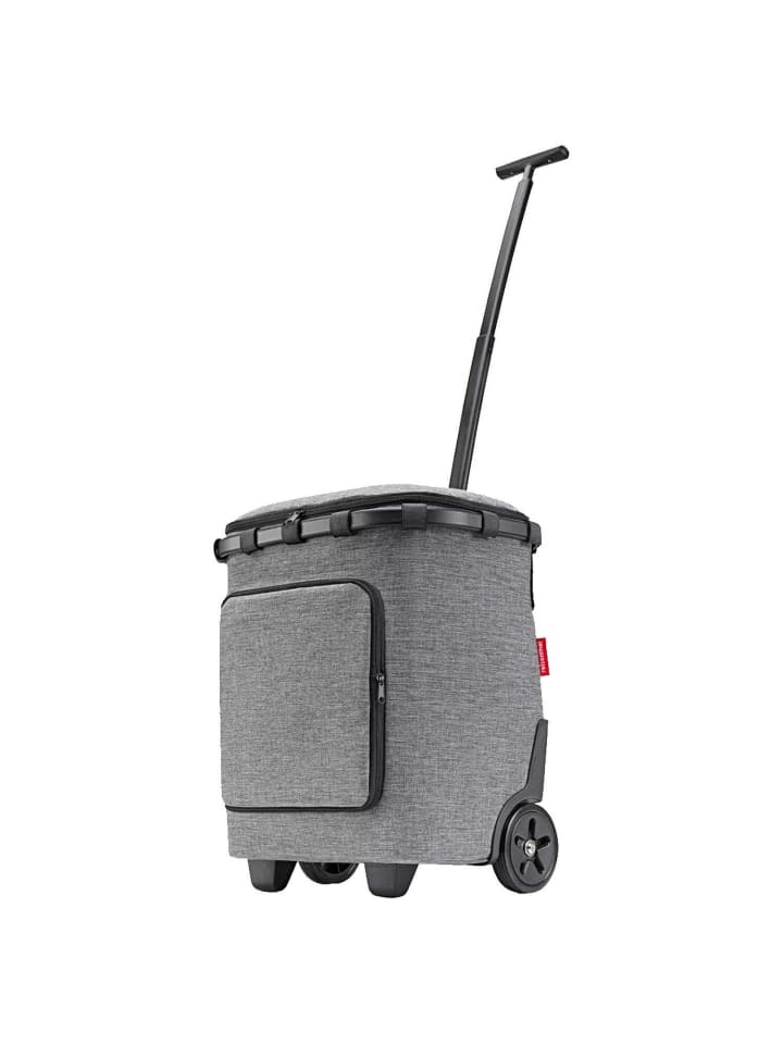 Reisenthel carrycruiser plus - Einkaufstrolley recycelt PET 52.5 cm (black) in frame twist silver günstig kaufen onesize
