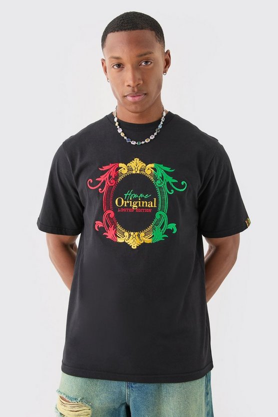 T-Shirt mit Stickerei