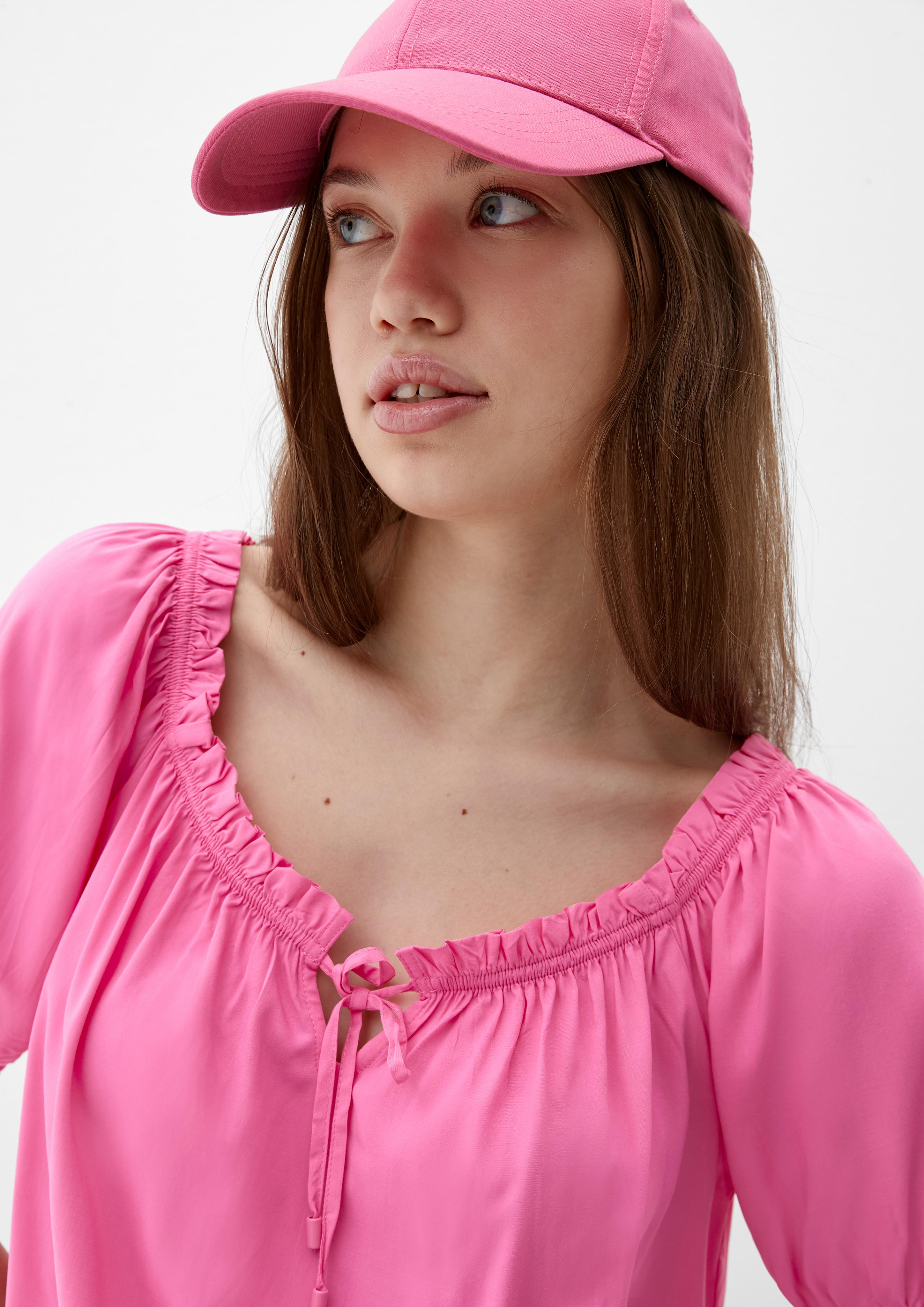 Off Shoulder-Bluse mit Bindeband  2126822-4426