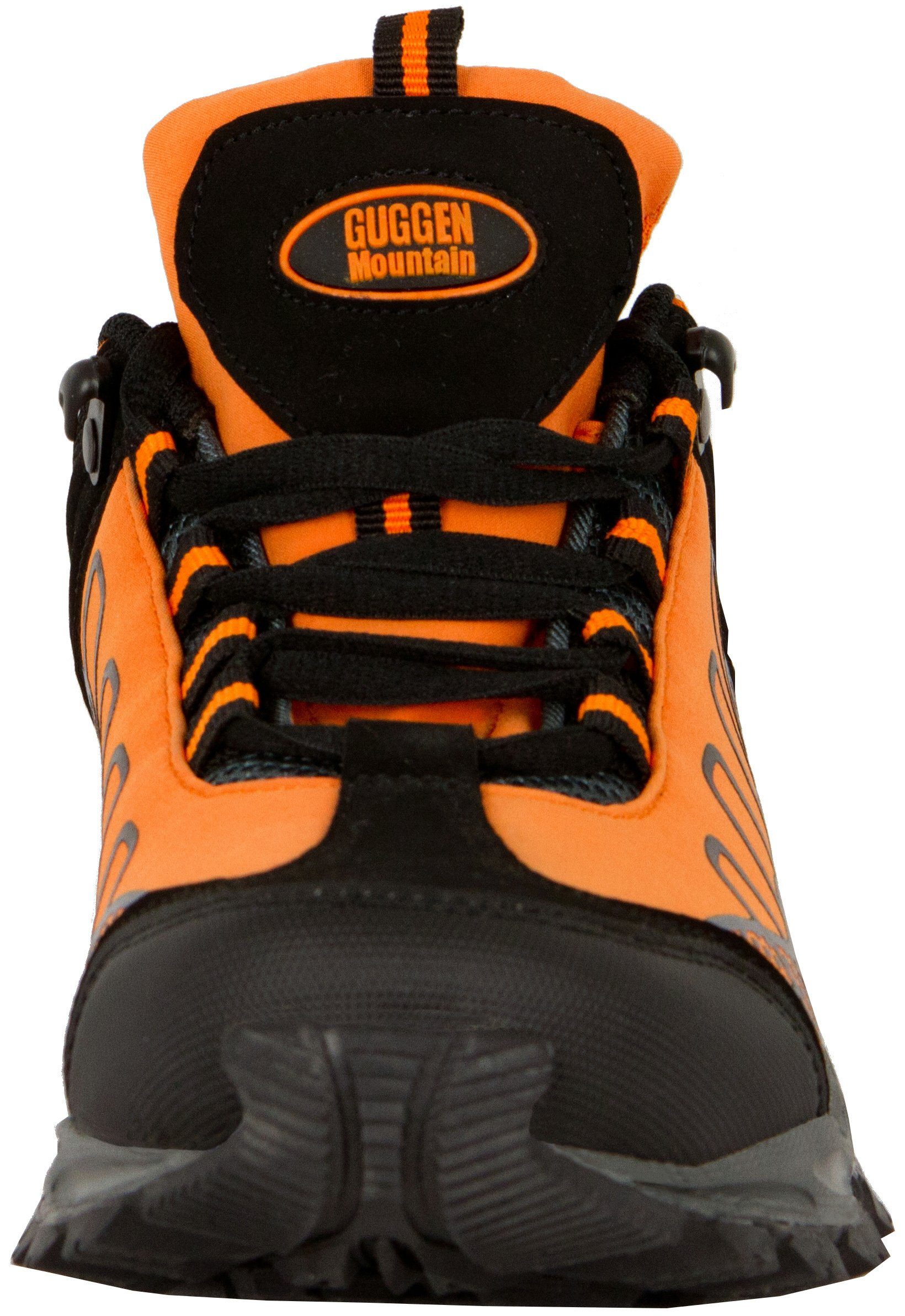 GUGGEN Mountain Damen Trekkingschuhe Wanderschuhe Walkingschuhe Outdoorschuhe T002v2 Wanderschuh Wasserabweisend; Verstärkte Schuhspitze; Softshell und Leder Mix