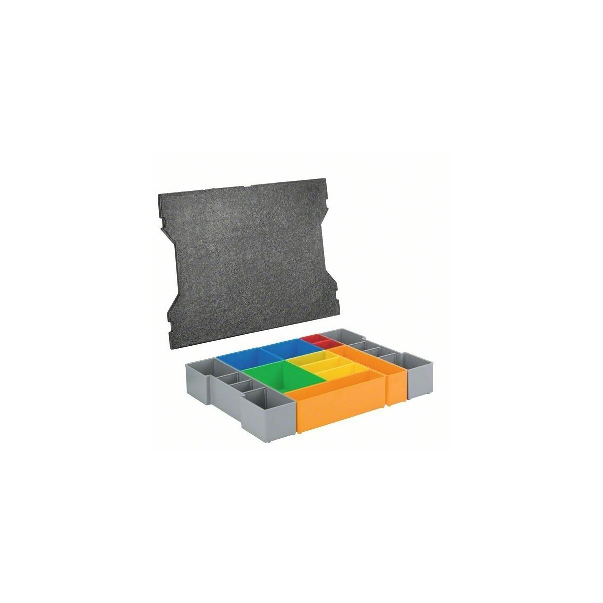 Bosch Blauw Accessoires 1600A016N9 Inzet box set 12 + schuim voor L-Boxx 102