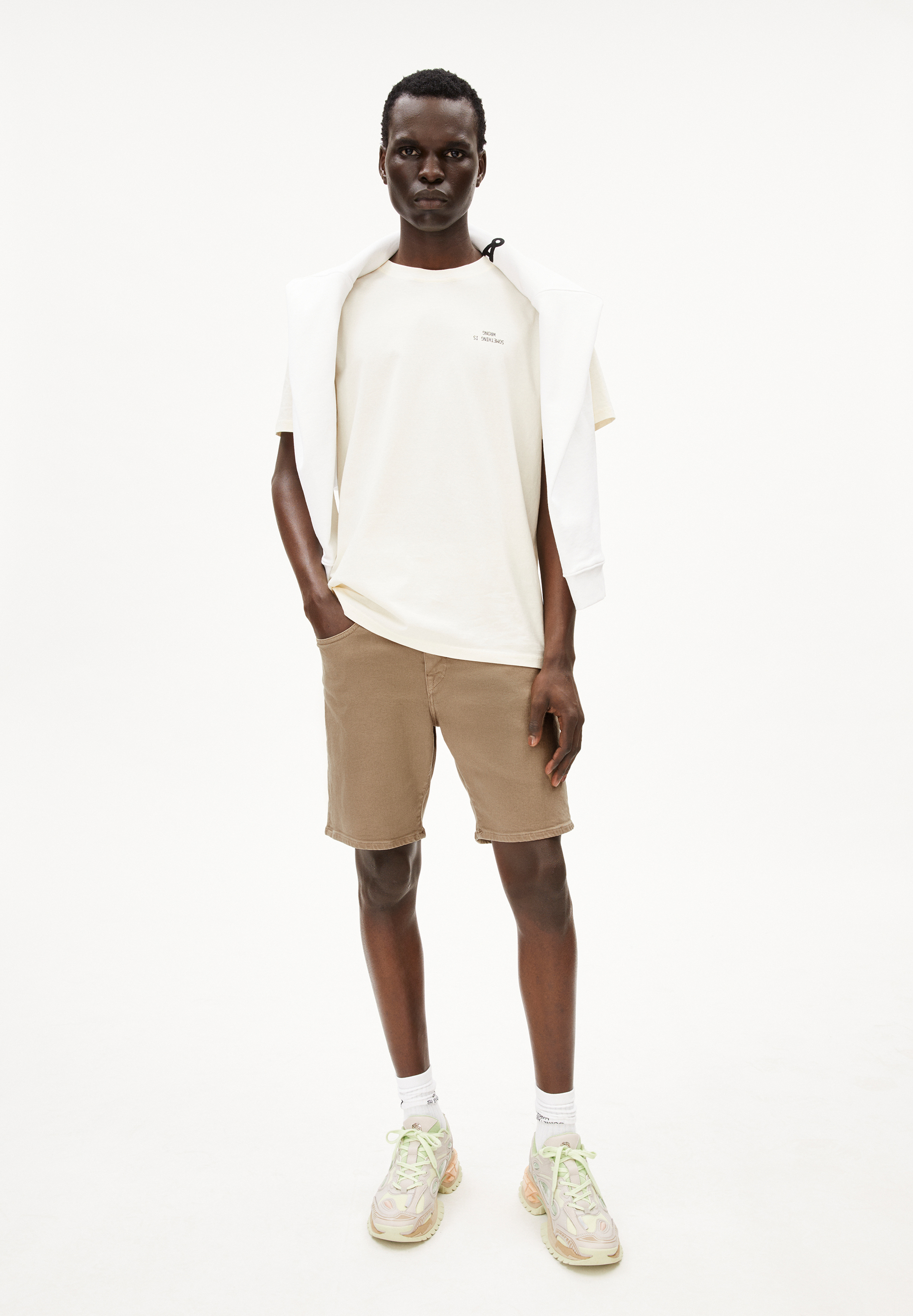 Jeans Shorts aus Bio-Baumwoll Mix