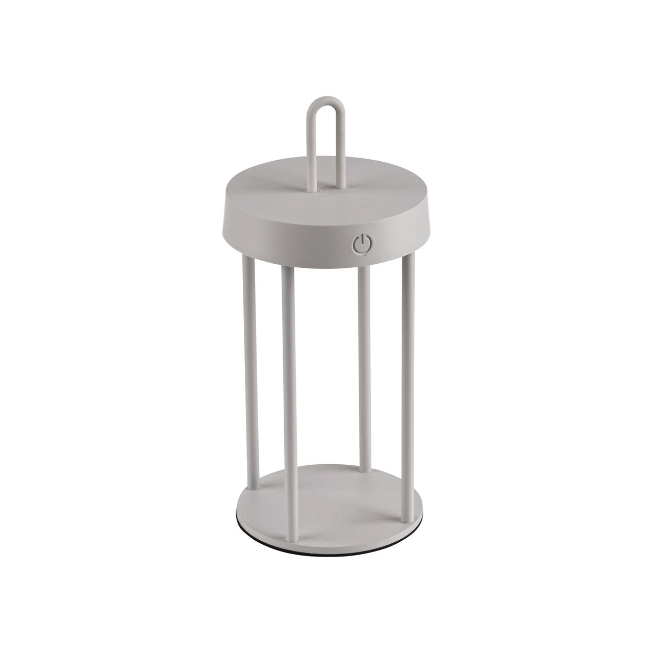 JUST LIGHT Akku Tischleuchte ANSELM, 1x LED-Board/1,50Watt/2700Kelvin, IP44, Greige