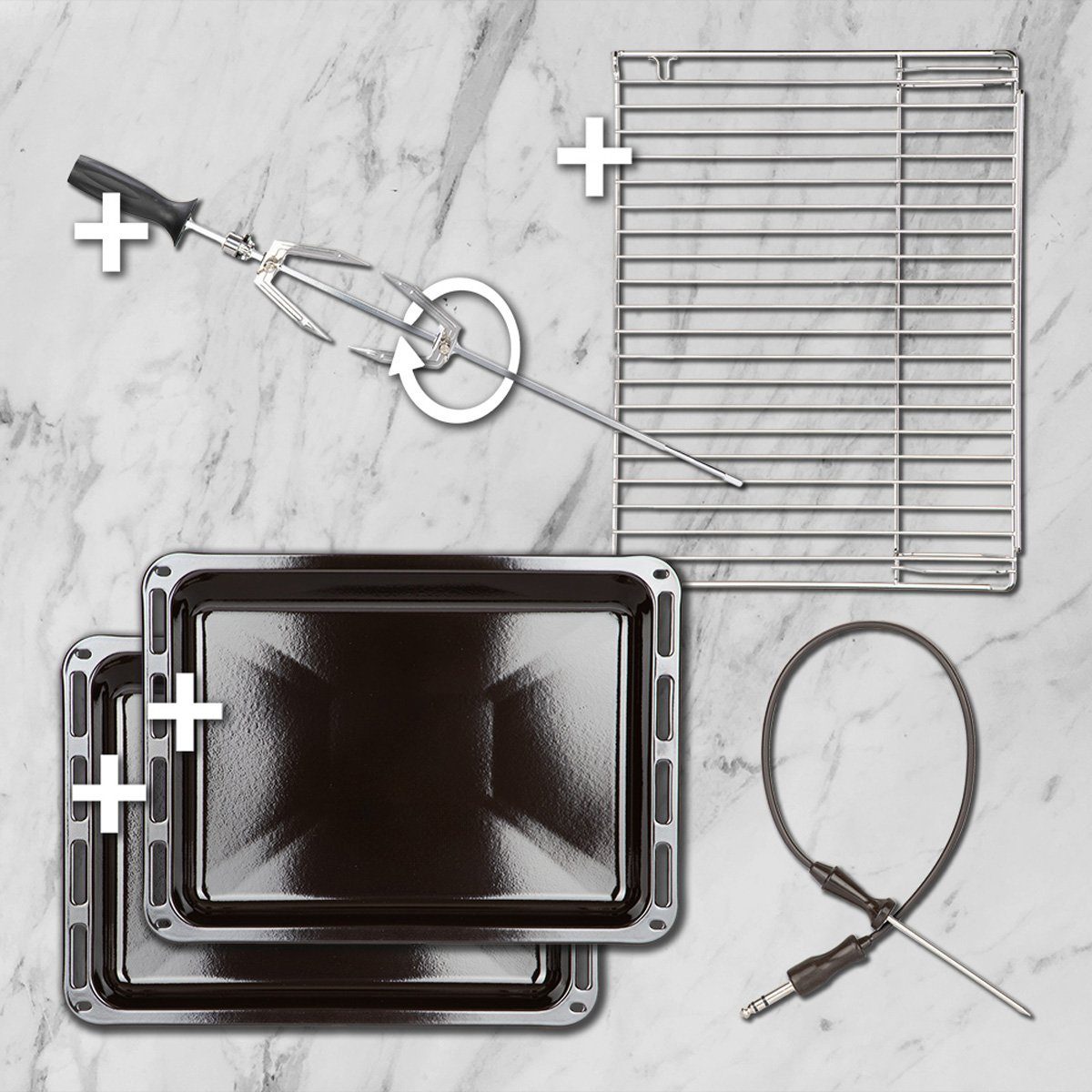 KKT KOLBE Backofen-Set KKT KOLBE Backofen und Induktionskochfeld SET80132FZ, mit 2-fach Teleskopauszug, 60cm Einbau-Backofen EB8013ED + 59cm Induktionskochfeld IND5901FZ