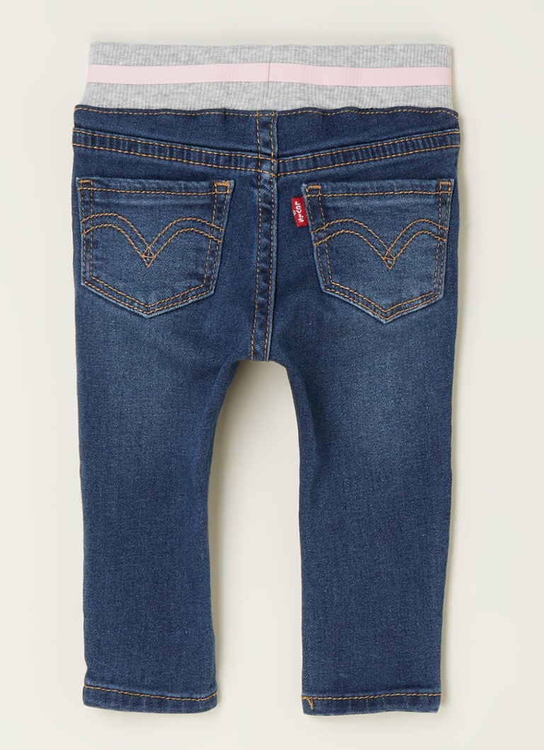 Blugi Levi's slim fit cu logo imprimat
