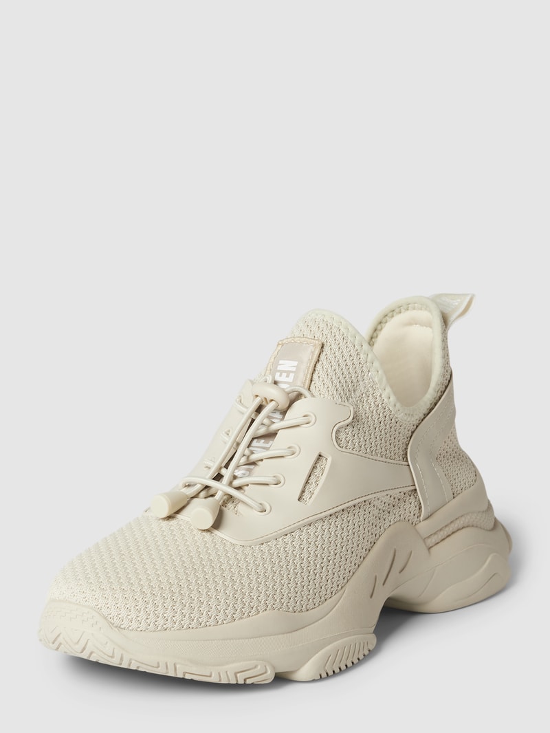Sneaker mit Label-Patch Modell 'MATCH' in sand