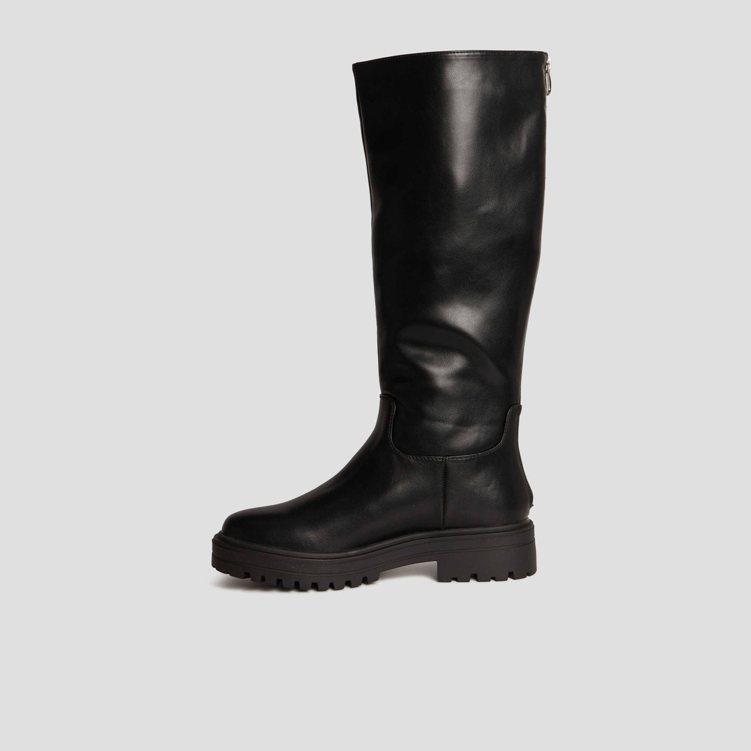 Bottes semelle chunky noir femme | La Halle