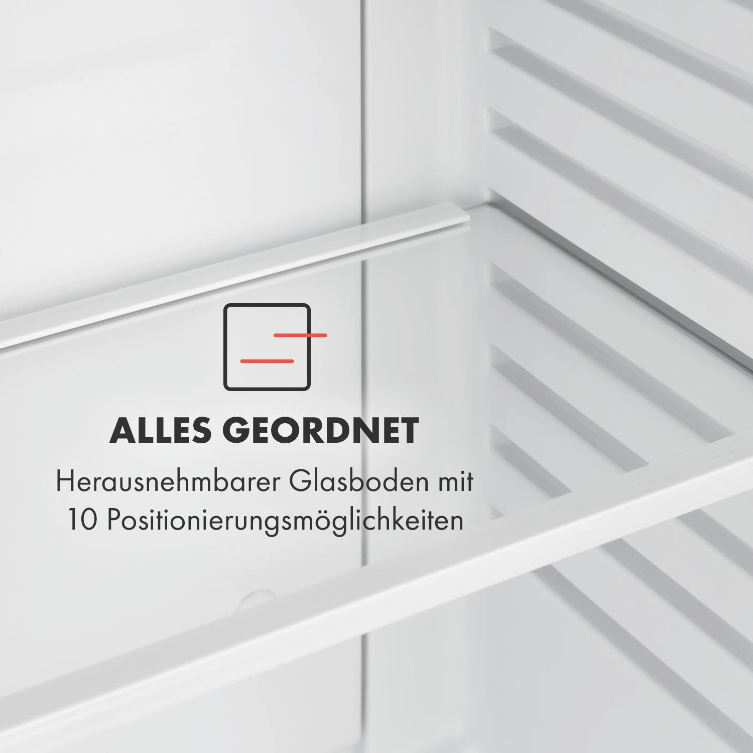 Klarstein Table Top Kühlschrank HEA- BCH-17B-Black 10033702, 30.8 cm hoch, 40.2 cm breit