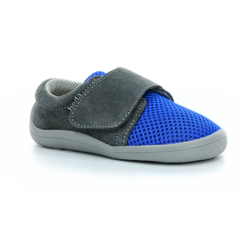 Beda Tom Barfußsneakers (BF 0001/SK/1W Mesh mit Leder)