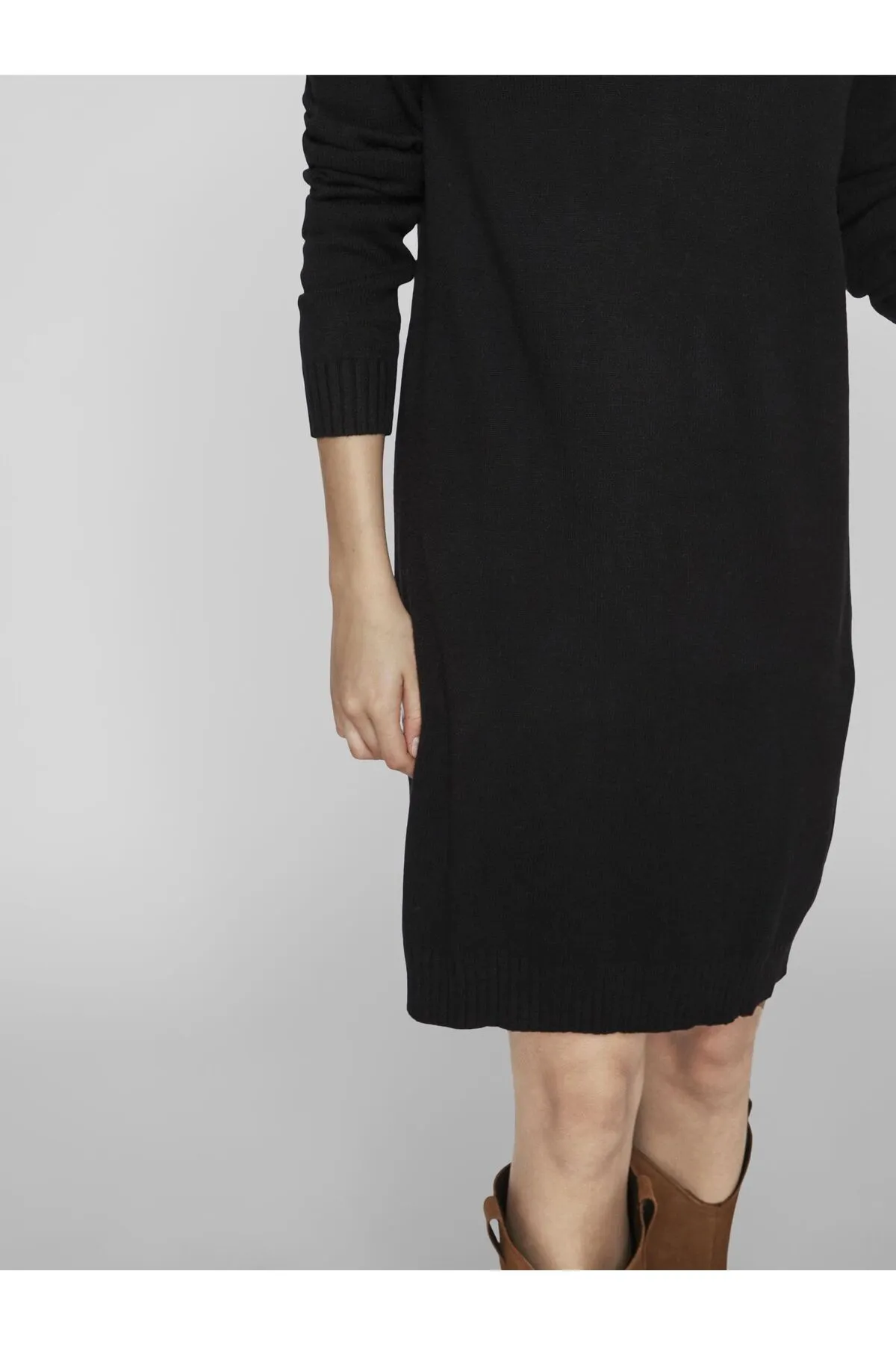 VILA  Langärmeliges Strickkleid